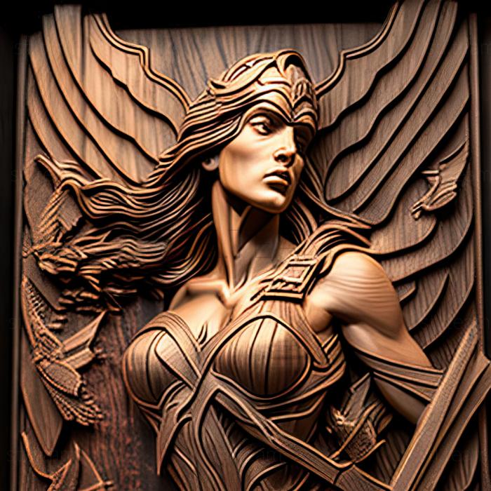 3D model st Wonder Woman DC Universe (STL)